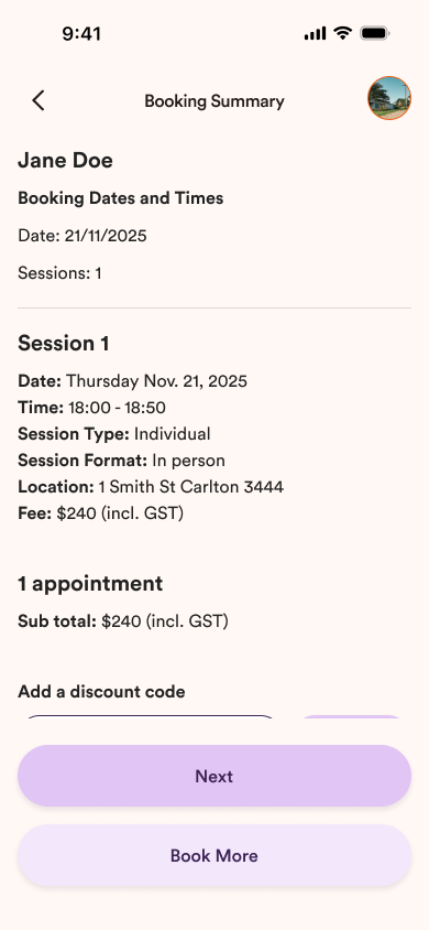 Book securely with transparent pricing
